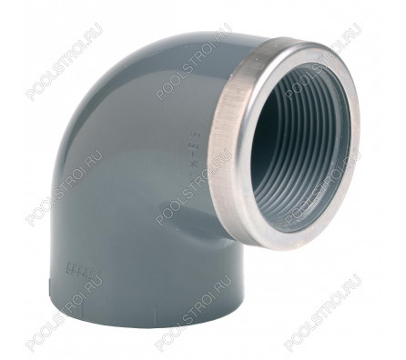 Угол 90° c металлическим кольцом EFFAST d20x1/2