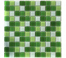 Мозаика стеклянная Aquaviva Сristall Green Light DCM173 (УП.)